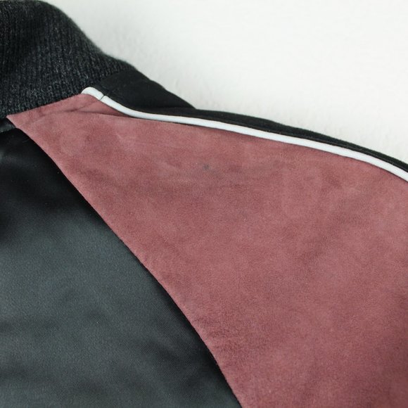 NWT ALLSAINTS Satin & Suede Bomber Jacket - Picture 14 of 14